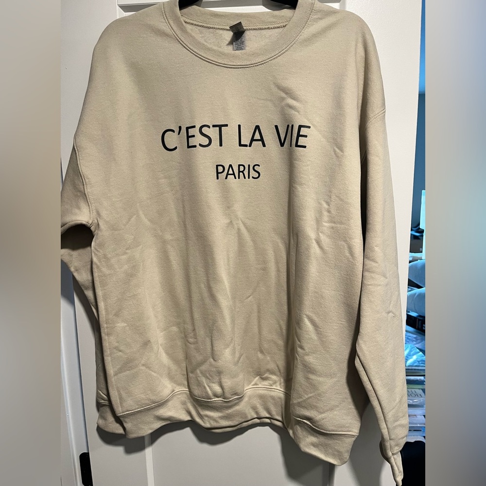 Cest La Vie sweatshirt